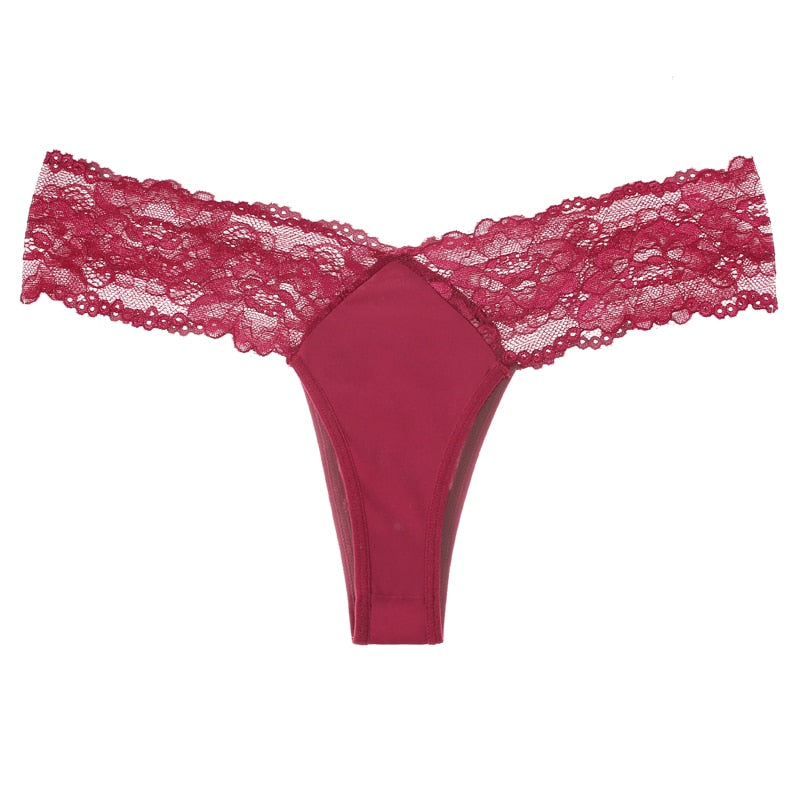 Breathable Low-waist Lace Thongs - Sensual & Ultra-Thin Underwear