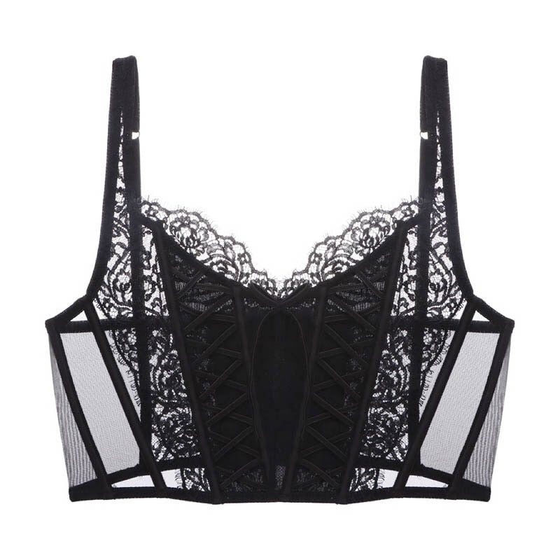 French Lace Wire-Free Corset - Sexy & Comfortable