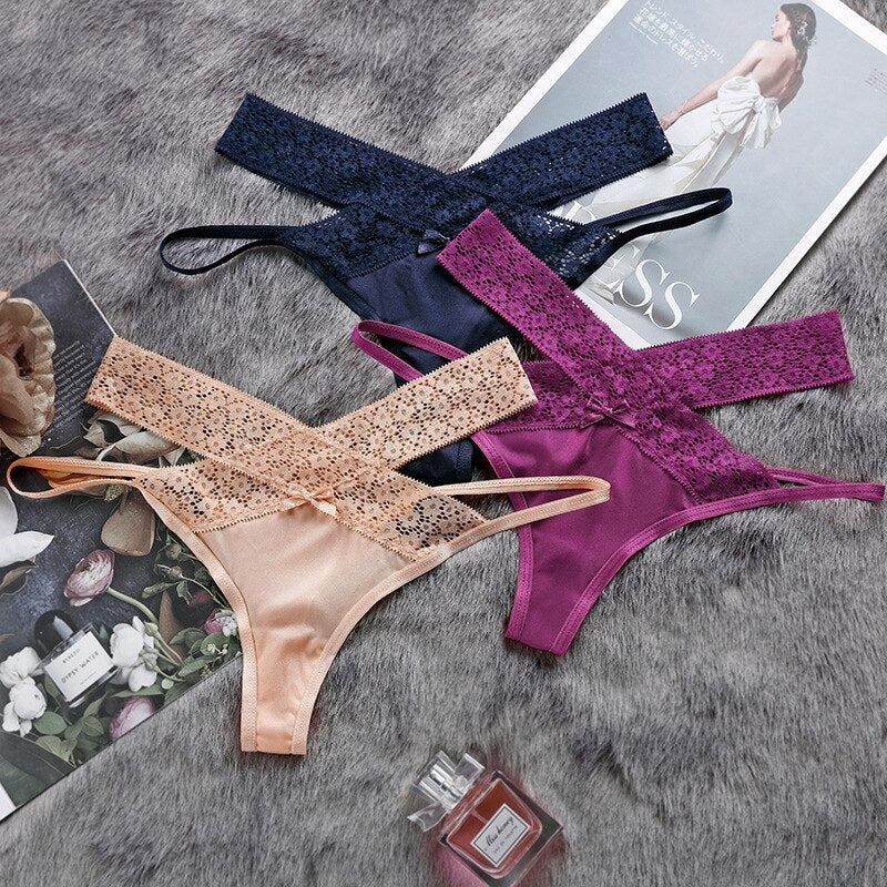 Elegant Lace Hollow Out Panties