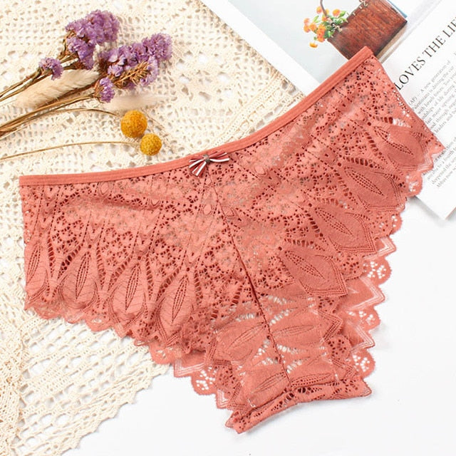 Breathable Low-Rise Panties - Sexy Charm Lace Underwear