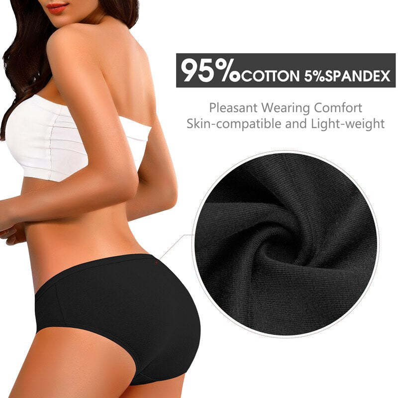 Soft & Comfy Women's Cotton Panties - 3 Pack
