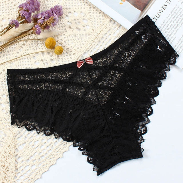 Breathable Low-Rise Panties - Sexy Charm Lace Underwear