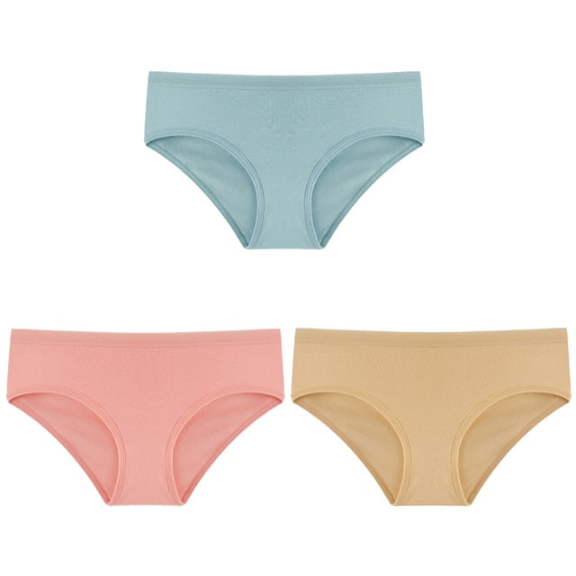 Soft & Comfy Women's Cotton Panties - 3 Pack