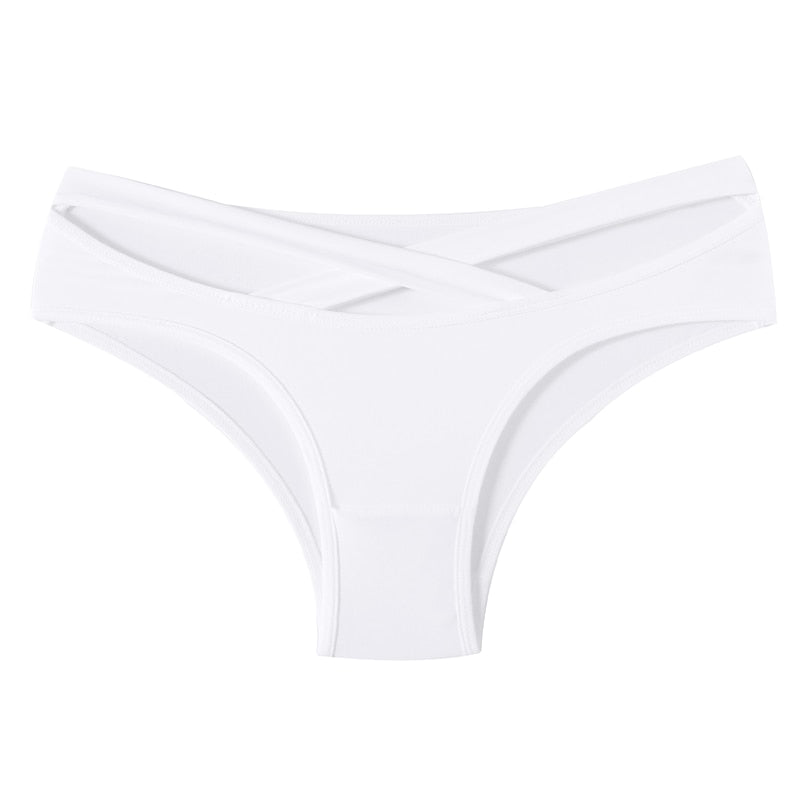 Low-rise Ice Silk Panties - Sexy Hollow Out Elastic Briefs