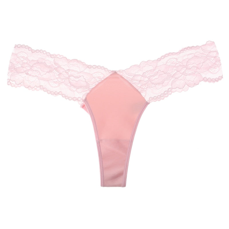 Breathable Low-waist Lace Thongs - Sensual & Ultra-Thin Underwear
