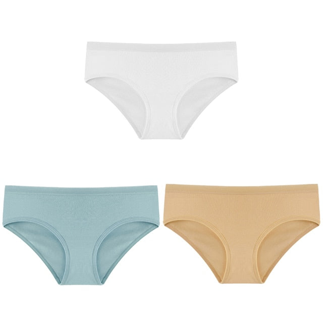 Soft & Comfy Women's Cotton Panties - 3 Pack