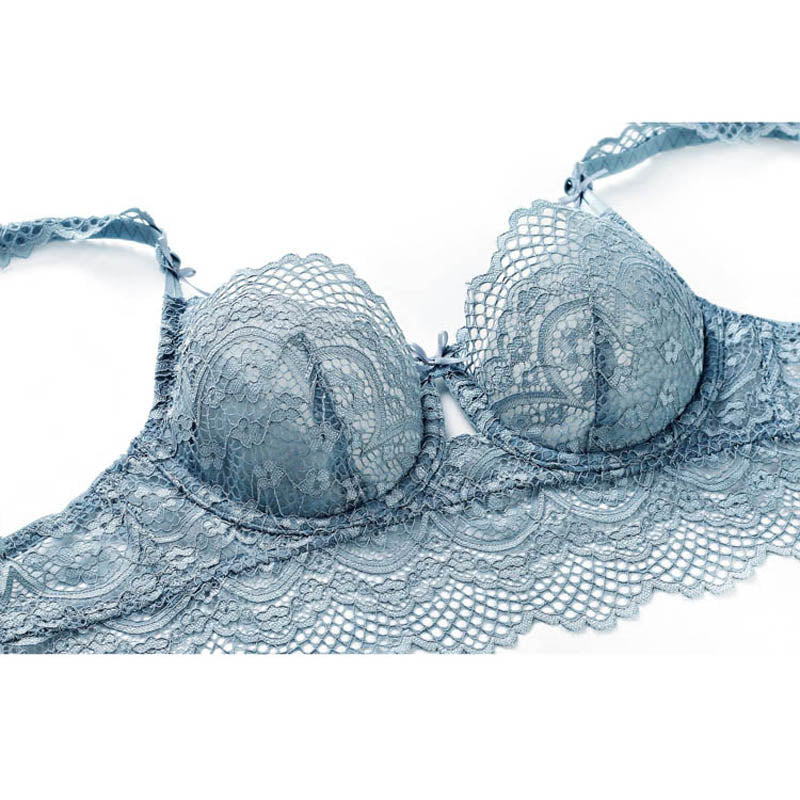 Ultra-Thin Elegance: Push Up Bra & Panty Set