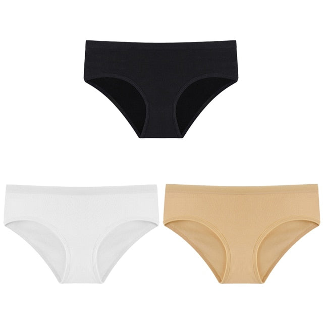 Soft & Comfy Women's Cotton Panties - 3 Pack