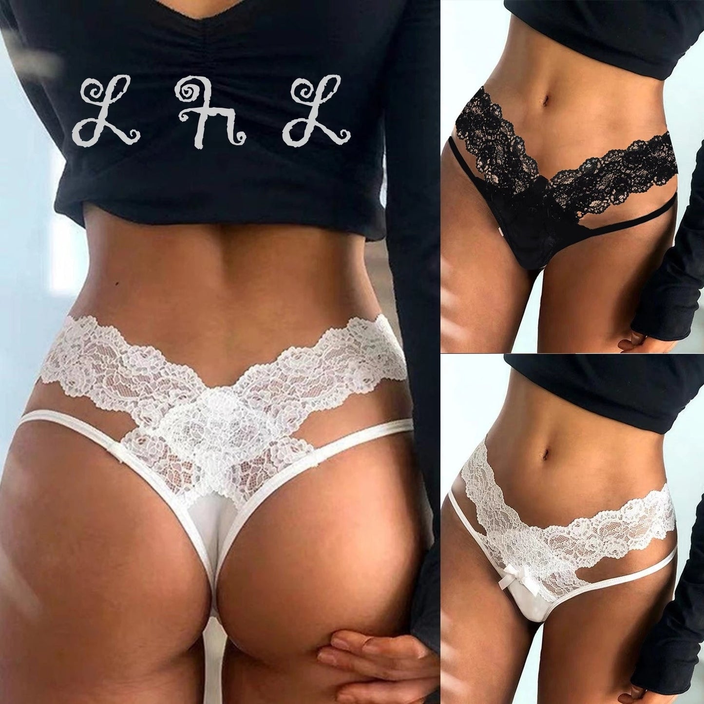 Elegant Lace Hollow Out Panties