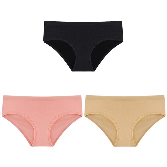 Soft & Comfy Women's Cotton Panties - 3 Pack